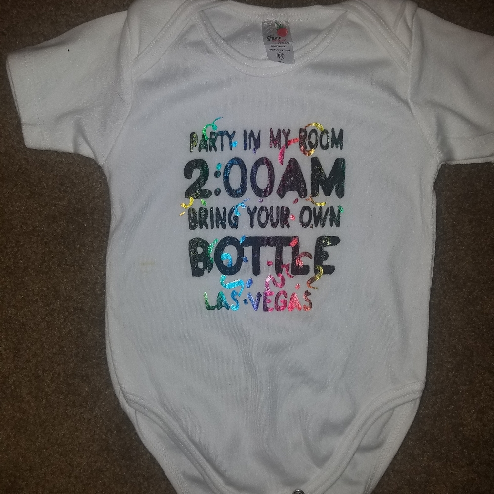Las Vegas onesie 6-9 mts